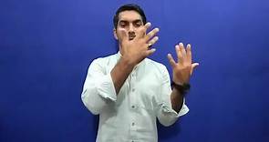 Watch how to sign 'harmony' in American Sign Language.