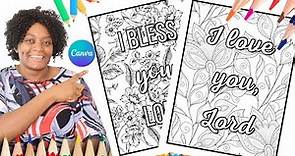 How to Create Coloring Book in Canva and Sell to Amazon KDP