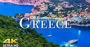 Greece (4K UHD) Amazing Beautiful Nature Scenery with Relaxing Music | 4K VIDEO ULTRA HD