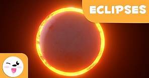 Los Eclipses para niños - Eclipse Solar y Eclipse Lunar - ¿Qué es un eclipse?