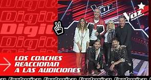 Marley y los coaches reaccionan EN VIVO a las audiciones a ciegas - La Voz Argentina 2021