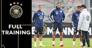First training of Hansi Flick as German head coach in full length