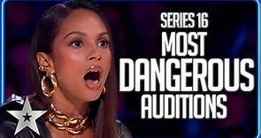 Most DANGEROUS Acts of Series 16! | Auditions | Britain's Got Talent