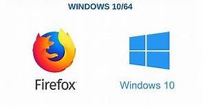 Instalacion de Firefox en windows 10 64 bits