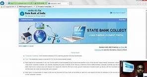 How to submit fee online Using SBI COLLECT !! Submit your online payment/fee in your college
