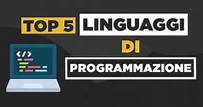 Top 5 Linguaggi di Programmazione del 2022