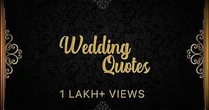 Wedding Quotes Collection to play on Big Screens at weddings | luShi Creations