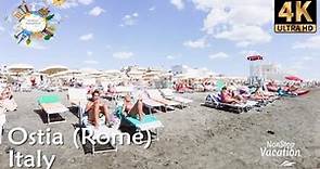 Ostia Beach Rome (Lido di Ostia) | Best Beaches Near Rome | Italy - Travel Walk Tour [4K]