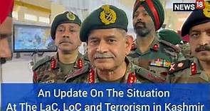 J&K News Today | Northern Army Commander, Lt Gen Upendra Dwivedi On Situation In Jammu & Kashmir