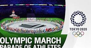 OLYMPIC MARCH | Parade of Athletes | Tokyo 2020 Closing Ceremony | FULL