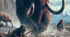 LA CAZA DE ANIMALES como mamuts bisontes⭐aulamedia Historia