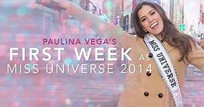 Paulina Vega's First Week as Miss Universe 2014