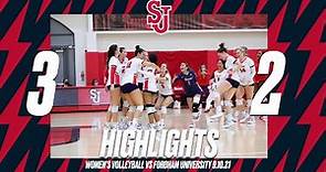 Women's Volleyball vs Fordham 9-10-21