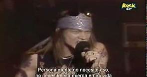 Guns N Roses Out ta get me Subtitulada Traducida Español