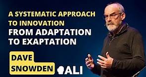 Dave Snowden - A systematic approach to innovation: from adaptation to exaptation