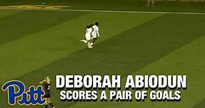 Deborah Abiodun Scores Two Goals Against Duquesne