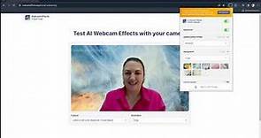 Webcam Effects Install On-boarding Tutorial