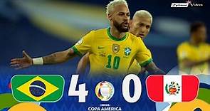 Brasil 4 x 0 Peru ● 2021 Copa América Extended Goals & Highlights HD