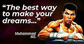 Muhammad Ali's Life Lessons - 30 Quotes | Muhammad Ali's Quotes Learning of Life | wisdom