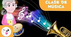 Clase de Música | Aprende las figuras e instrumentos musicales