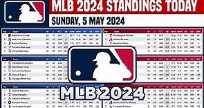 🔵 MLB STANDINGS TODAY as of 5 MAY 2024 | MLB 2024 SCORES & STANDINGS | ❎️ MLB HIGHLIGHTS