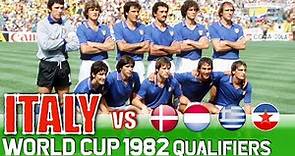 Italy World Cup 1982 All Qualification Matches Highlights | Road to Spain | Azzurri