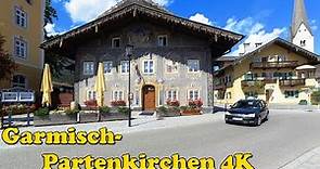 Garmisch-Partenkirchen, Germany. Walking tour [4K].