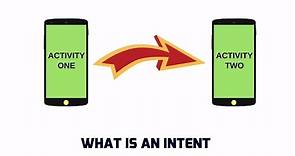 30 .WHAT IS AN INTENT IN ANDROID | EXPLICIT AND IMPLICIT INTENT TUTORIAL