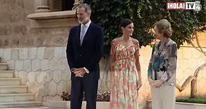 La familia real española volvió a hacer una recepción en el palacio de Marivent | ¡HOLA! TV