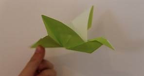 Origami flapping bird by Paul Jackson