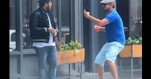 Leonardo DiCaprio asusta con una broma a Jonah Hill en Nueva York
