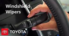 Toyota How-To: Windshield Wipers | Toyota