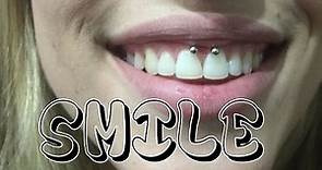 Smile piercing - Freio superior boca