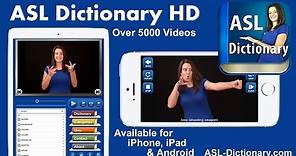 ASL Dictionary HD American Sign Language