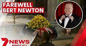 Bert Newton farewelled during emotional state funeral in Melbourne | 7NEWS