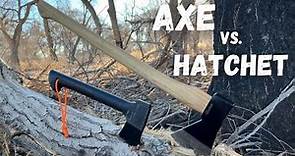 Differences in using an Axe vs. a Hatchet