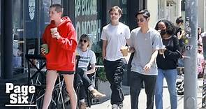 Brad Pitt and Angelina Jolie’s kids Pax, Zahara, Shiloh and Knox enjoy rare outing