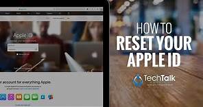 How to Reset Your Apple ID Password