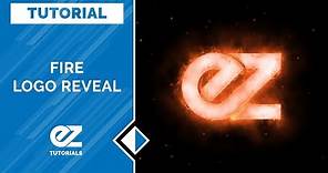How To Create A Fire Logo Reveal In After Effects Tutorial (Free Plugins)