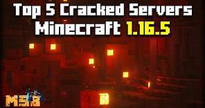 Top 5 Best Minecraft Cracked Servers for Minecraft 1.16.5! (Tlauncher Servers)