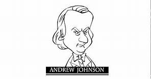 How to draw Andrew Johnson