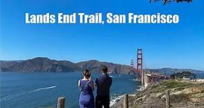 Land End Trail To Golden Gate Bridge - San Francisco - California Walking tour 2022 [4k]