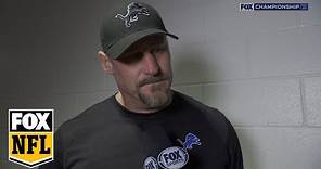 Dan Campbell after Lions' heartbreaking loss: 'I'll go to war with those guys any day' | NFL on FOX
