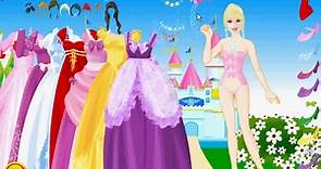 Giochi per ragazze vestire barbie raperonzolo 2010
