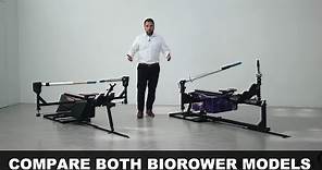 Comparing the most advanced indoor rowing machines in the world - Biorower S1club vs S1pro