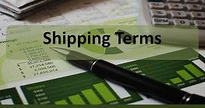 Shipping Terms