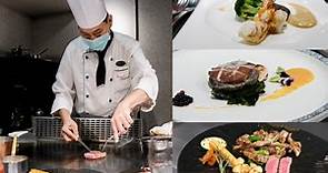 台北高級餐廳「Hana鐵板燒餐廳」海陸全餐，從視覺、嗅覺到味覺的美味饗宴！