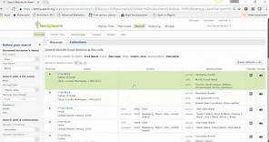 Find a Marriage Record using FamilySearch
