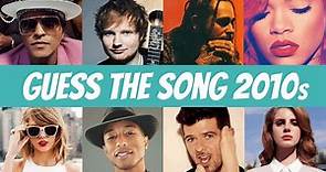 Guess the Song 2010-2020 | Music Quiz Challenge