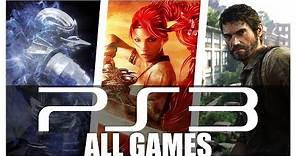 All PS3 - Playstation 3 Games In One Video